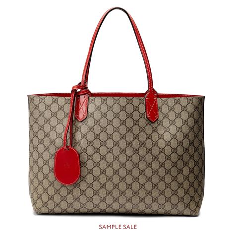 gucci gg reversible tote|gucci tote with zipper.